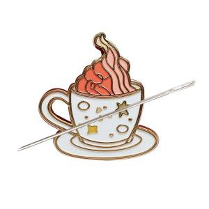 Custom Logo Shape for Lapel Pin Metal Magnetic Enamel Needleminders Business