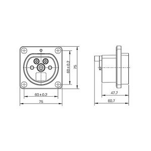 Buy cheap Dummy AC Holder EVSE Electric Car Charging Sockets For Home from wholesalers