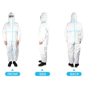 Quality Free Sample Disposable Protective Coverall , Barrier And Protective Effect for sale