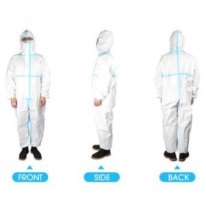 Buy cheap Free Sample Disposable Protective Coverall , Barrier And Protective Effect from wholesalers