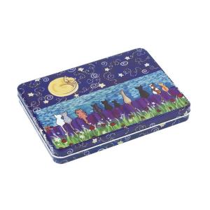 Buy cheap Custom Moisture Proof Metal Square Candy Tin With Tinplate Bottom from wholesalers