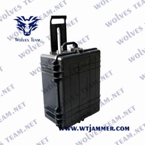 UMTS WCDMA Pelican IP65 VHF UHF Jammer 900W For Military VIP Vehicle Convoy