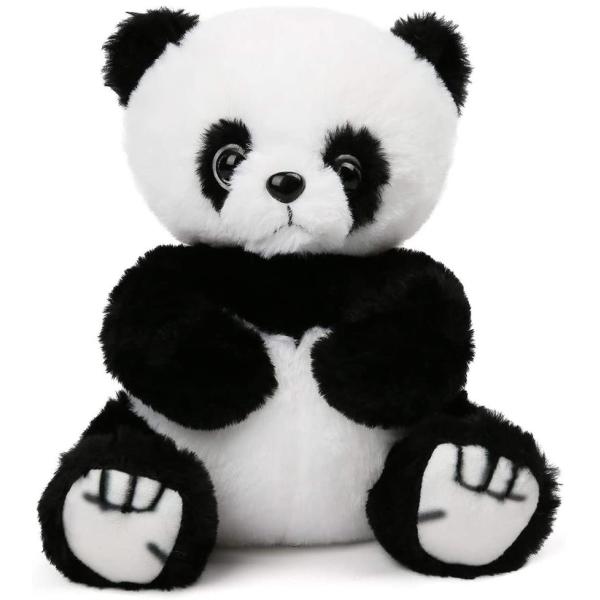 Quality Custom Skin Friendly No Fading Sitting Panda Plush Toy for sale