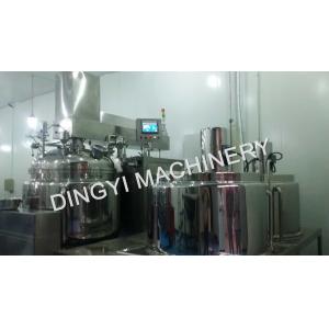 Buy cheap ZRJ-350L Cream Vacuum Emulsifying Machine , Emulsification Equipment Elliptical Head from wholesalers