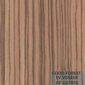 Buy cheap EV Veneer Zebra Engineered Wood Veneer Natural Color Straight Grain from wholesalers
