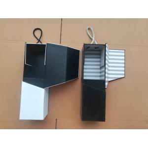 Luxury folding magnetic closure cardboard packaging wine bottle handmake rigid