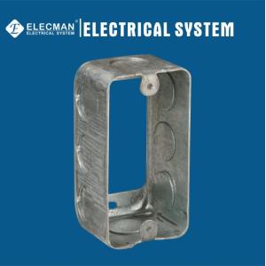 Buy cheap 4"x 2"* 1-1/2" Steel Handy Metallic Receptacle Extension Ring For Electrical Outlet Box from wholesalers