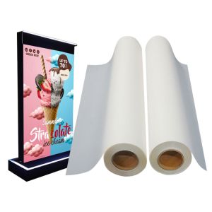 China Tear-resistant Instant-dry High Resolution PET Backlit Film for Advertisement and Poster Printing on sale