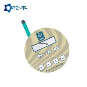 China Flat Membrane Switch Overlay Matte Metal Dome Touch Panel Overlay on sale