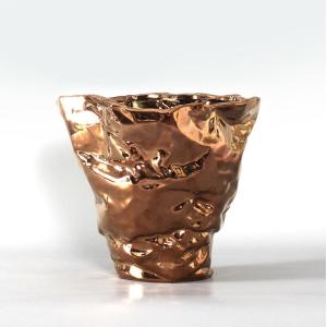 Different shapes creative design metal flower pot planter for decorate