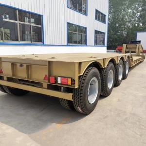 Buy cheap Detachable Gooseneck 4 Axle RGN Multi Axle Modular Trailer from wholesalers