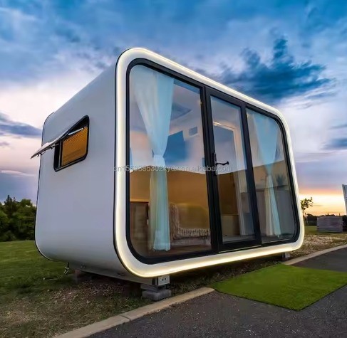 Buy cheap Sandwich Panel Material Prefabricated Capsule Room for Bedroom in Designed Steel Structure Container House from wholesalers