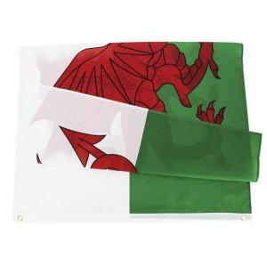 Buy cheap SGS Square Base England Wales Rectangle Banner Flags from wholesalers