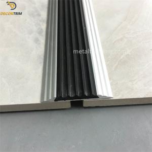 Buy cheap Matt Silver Floor Transition Strip Trim With Anodized Polished Brushed Surface from wholesalers