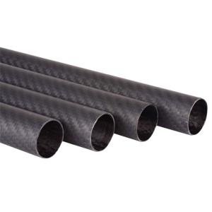 Buy cheap 400×500mm Plain Matte Carbon Fiber Tube 1.0mm Thickness from wholesalers
