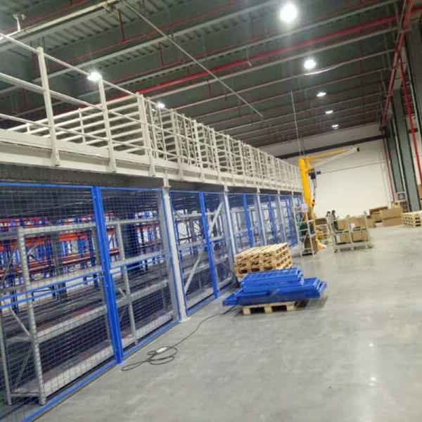 Customized Warehouse Storage Mezzanine Platform Heavy Duty Steel Storage