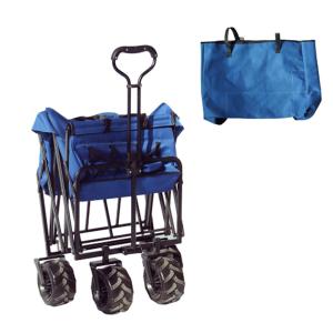 Buy cheap Folding Wagon Stretching Handle Collapsible Camping Cart Folding Beach Trolley from wholesalers