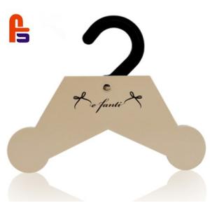 100% Recyclable Custom Cardboard Hangers Pants Trousers Laminated With Clips