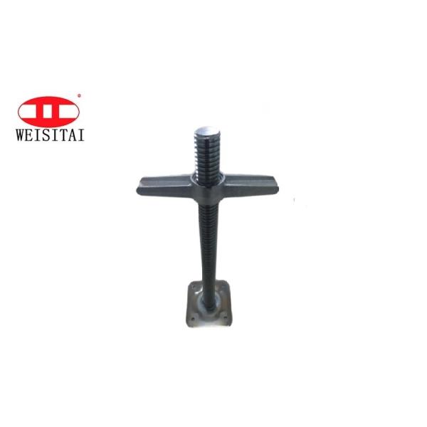 Quality 600MM Electro Galvanized Scaffolding Jack Base for sale