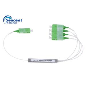 Buy cheap Micro PLC Planar Lightwave Circuit Splitter 1x4 Type With SC/APC Connectors from wholesalers