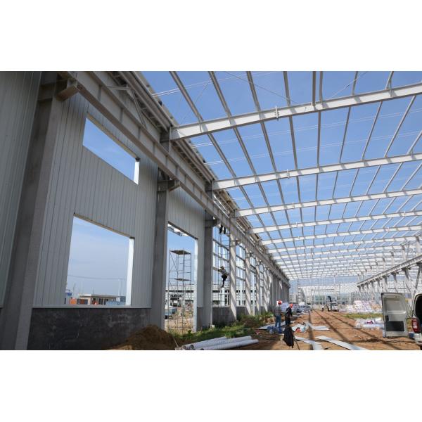 Buy cheap Pre-engineered Steel Structure Warehouse with Q355B/Q235B Frame from wholesalers