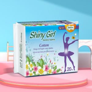 High Absorbent Disposable Sanitary Napkin Pads Soft Cotton For Menstrual Period