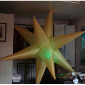 Buy cheap 10 Pointed Big Air Decorative Inflatable Star with LED Light from wholesalers