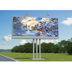 Buy cheap SMD 3 In 1 Digital Advertising Billboard 10mm Pixel Pitch Thin Panel from wholesalers