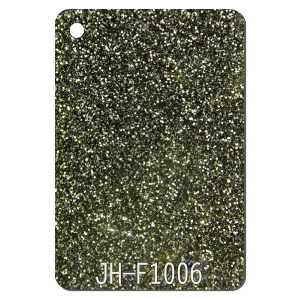 Quality Army Green Glitter Acrylic Sheets Wear Resistance Anti Scratch for sale