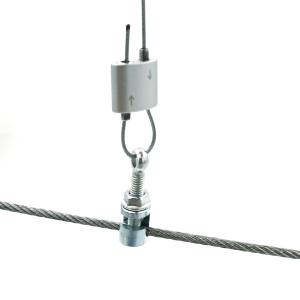 Zip Cable Looping Gripper With Snap Lock Catenary Lighting Trunking System