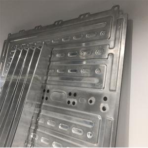 Buy cheap 3003 Alloy Power Semiconductors Aluminum Cooling Plate Silver from wholesalers