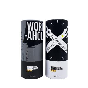 Buy cheap CMYK Cardboard Tubes For Packaging Debossed Cylinder OEM Available product