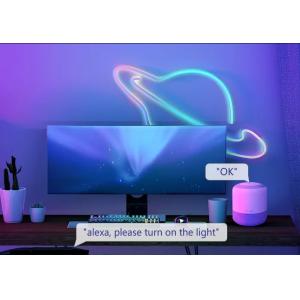 China Adjustable RGBIC 2700K - 6500K LED Neon Light Strips With Music Sync on sale