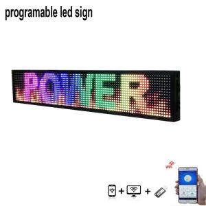 Buy cheap P5 Programmable Scrolling LED Window Display Signs 40*8 Inch from wholesalers