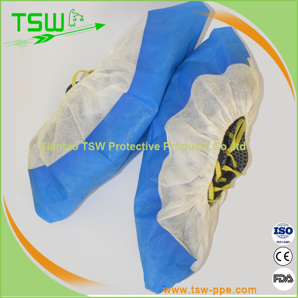 30gsm PP CPE Disposable Shoe Cover For Clean Room