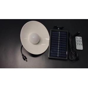 China Solar LED Pendant Lights Outdoor IP65 Waterproof Double Head Indoor Solar Wall Lamp Remote Chandelier For Garden Patio Path Yard on sale