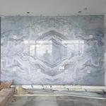 Buy cheap Natural Living Room TV Background  20mm Marble Tiles For Home Decoration from wholesalers