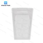 Disposable Sugarcane Pulp Containers Molded Pulp Ovenable White Color