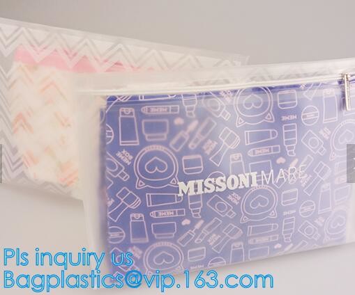 Cheap Frosted PVC Zip Lock Document Bag With Customized Logo，A4 PP /PVC Plastic