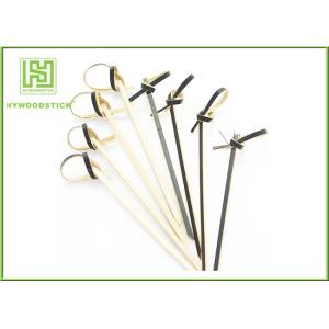 Buy cheap Disposable Small Shish Kebab Sticks , Customized Bamboo Barbecue Sticks 105mm from wholesalers