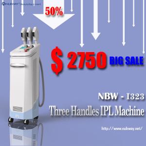 Buy cheap promotion three handles IPL lamp beauty machine for wrinkles and acne hair removal from wholesalers