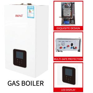 Buy cheap 40kw Gas Hot Water Heaters Gas Wall Hung Boiler White Shell Top Component from wholesalers