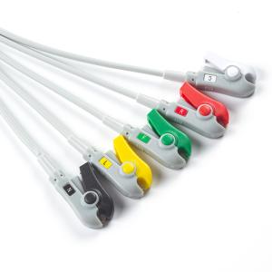 5 Lead TPU Direct-Connect ECG Cable Compatible with Comen