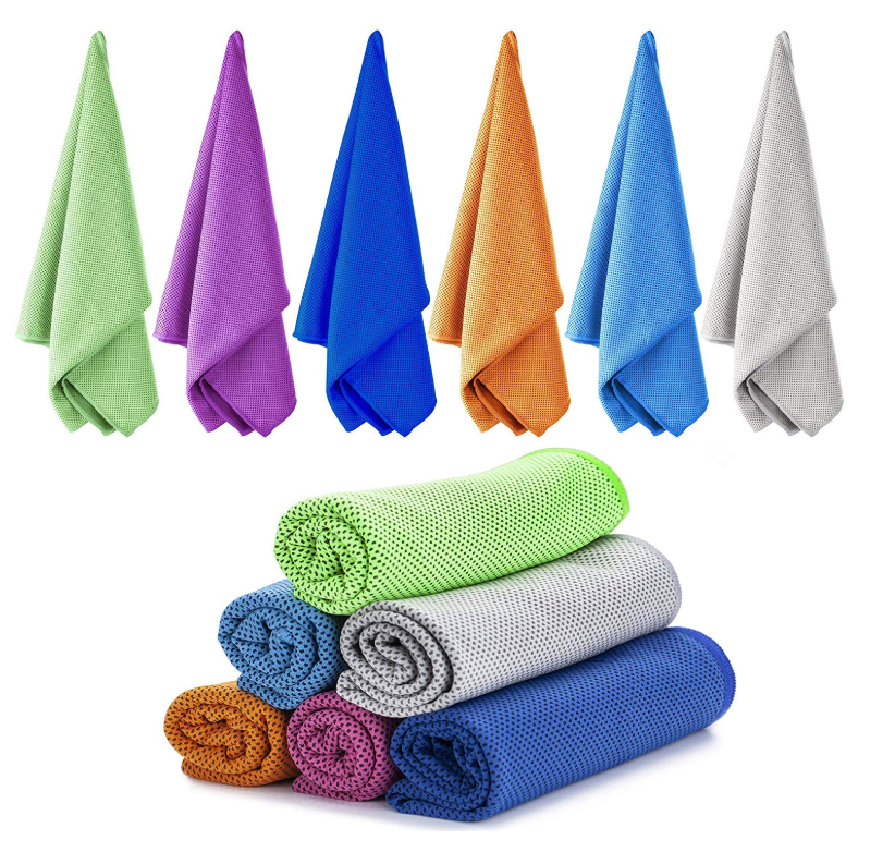 Buy cheap Quick Dry Instant Microfiber Cooling Towel Gym Towels With Logo Custom Sport Towels for Neck and Face for Gym Sweat Towels Custom from wholesalers