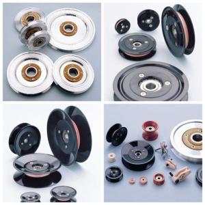 Buy cheap Customized Various Models Plastic Cable Pulley With Bearing , Low Friction product