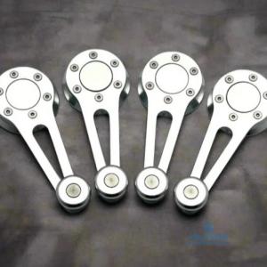 Buy cheap 6061 T6 Machined Custom CNC Parts Aluminium Rotating Support Rod Bright Silver Anodizing from wholesalers