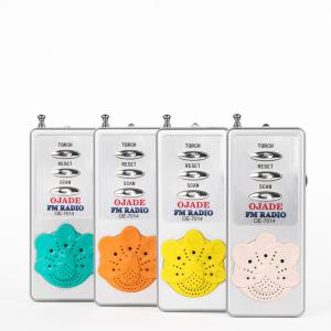 Buy cheap Portable Mini Flashlight Radio ABS Material With Headphone Built in Speaker from wholesalers