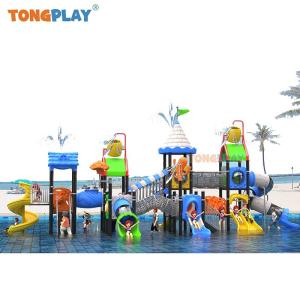 Buy cheap Fiberglass Outdoor Big Pool Swimming Amusement Park Water Playground Water Slides and Playgrounds Plastic Slide from wholesalers