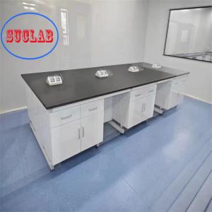 Buy cheap Fireproof Laboratory Tables With Chemical Resistant Laminate Phenolic Resin Work Surface DTC105 DEG Hinges from wholesalers