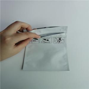 Custom Printed Mylar Zip Plastic Bags Smell Proof Resealable Child Proof Stand